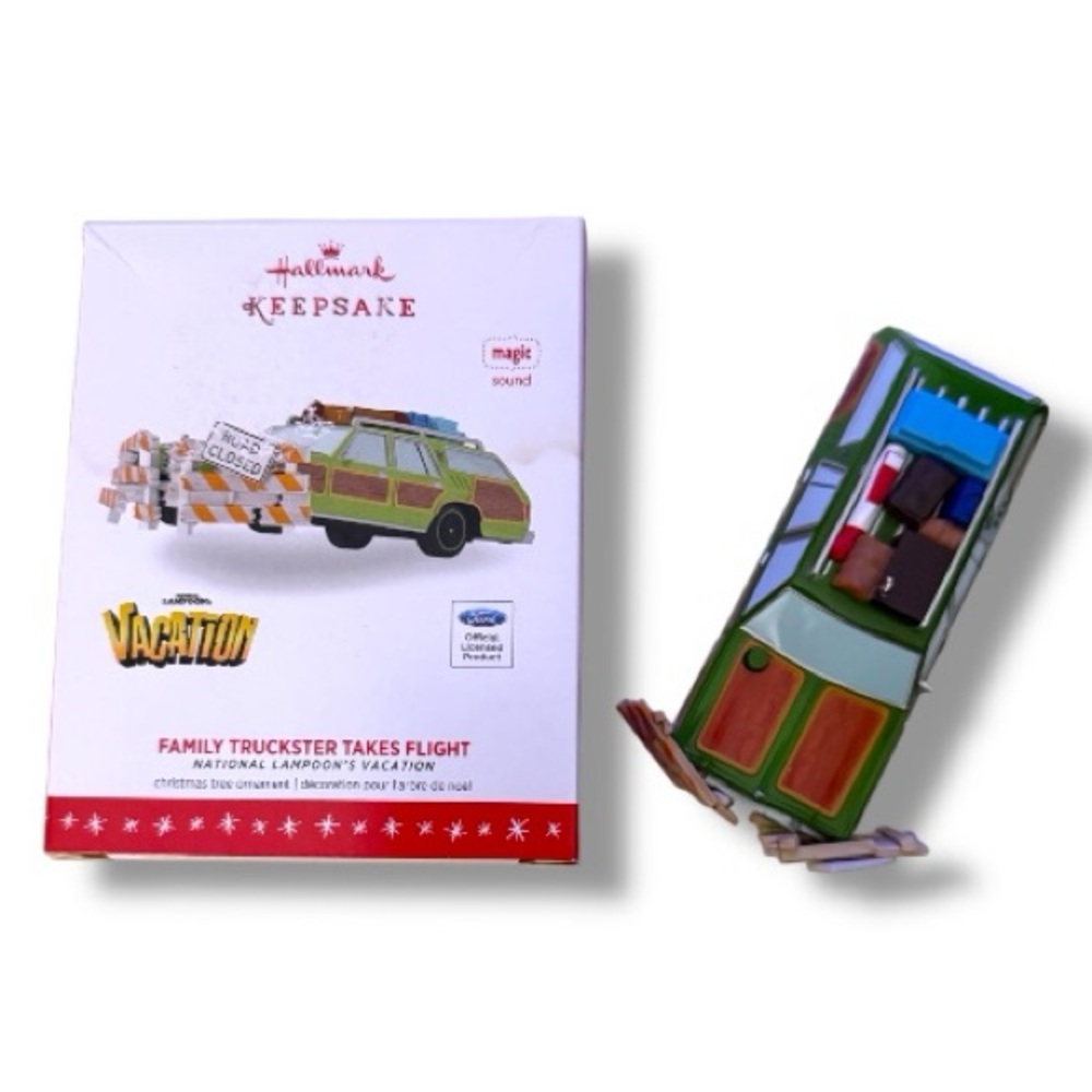 Hallmark 2016 Family Truckster Takes Flight Christmas Vacation Ornament